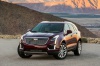 2019 Cadillac XT5 AWD in Red from a front left view